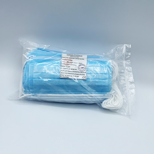 50 pieces of medical surgical mask with 3 layers of disposable fleece (CE type 1)